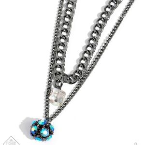 Fashion Jewelry Black and Blue Statement Necklace Flair for the Fierce Fashion